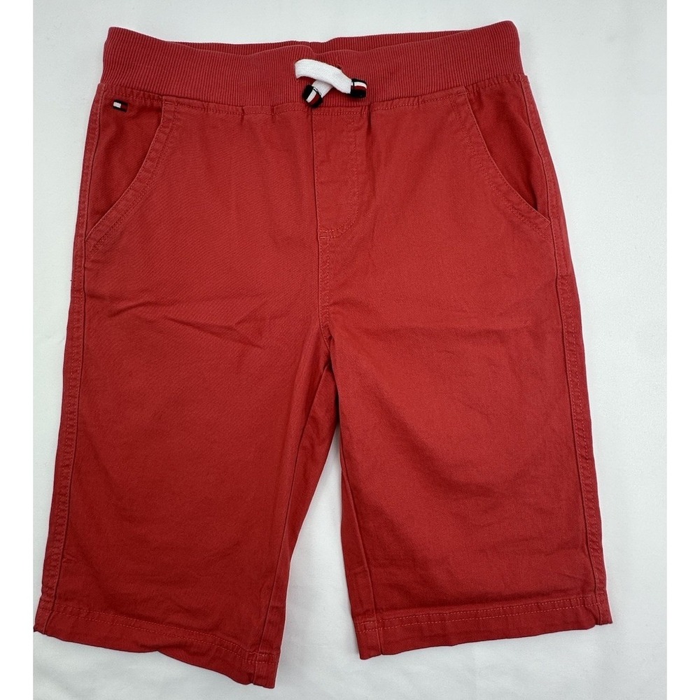 TOMMY HILFIGER Red Shorts Youth Size 16/18 Pullon Casual Pockets